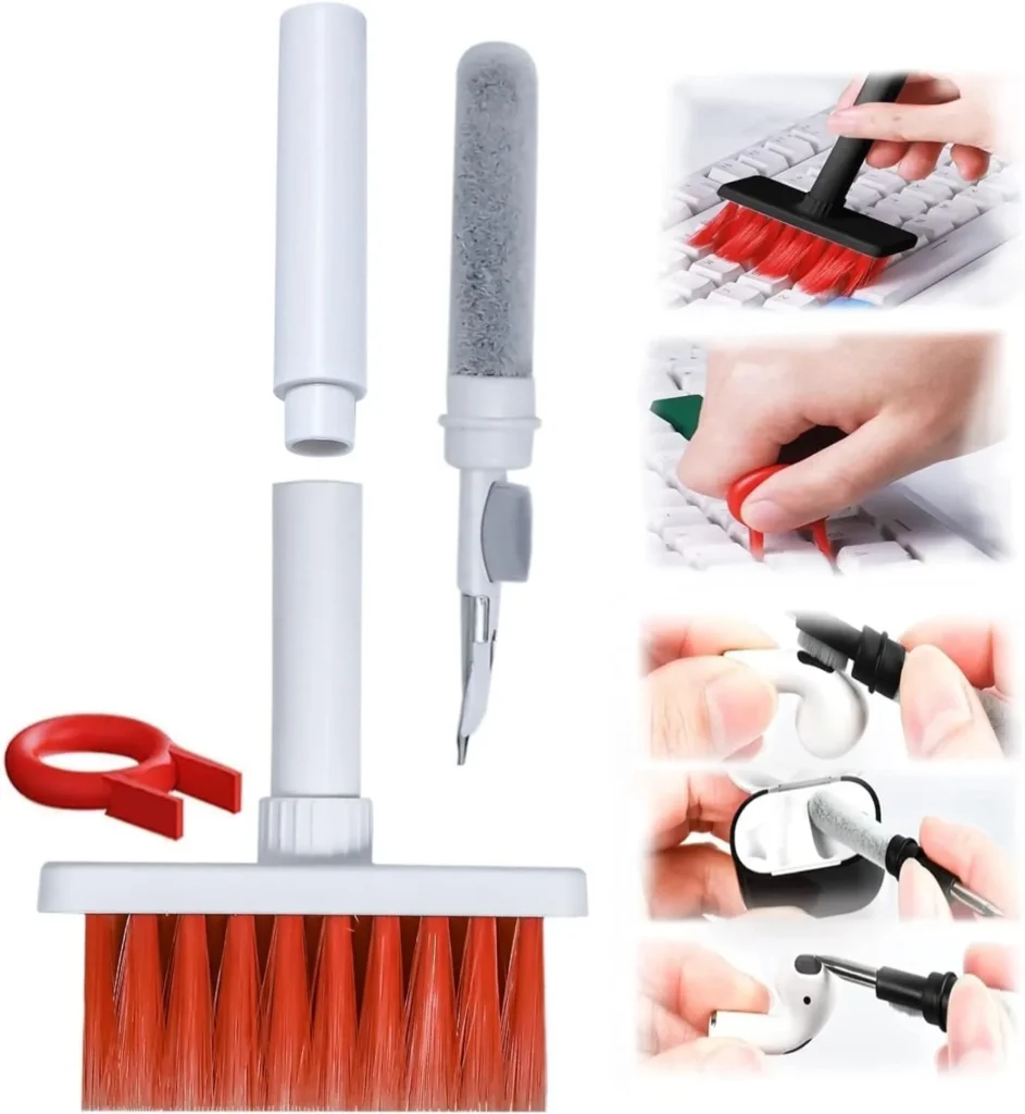 Laptop and keyboard cleaning kit for keeping devices dust-free