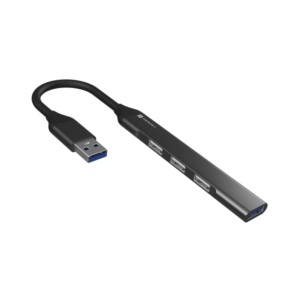 USB hub for laptop with multiple USB ports